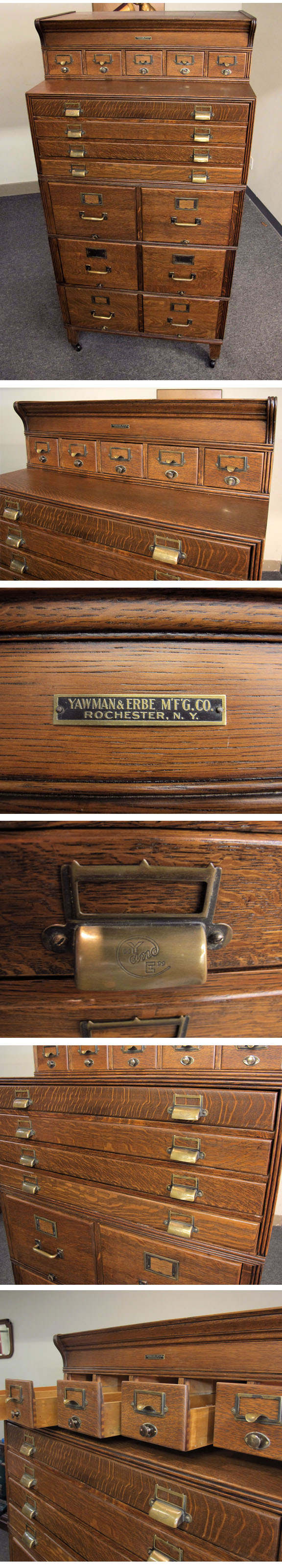 Yawman Metal Card Catalog